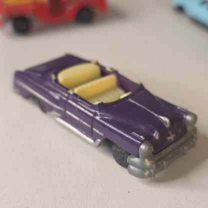 Vintage HO Scale 1/87 Diecast Cars Lot of 5 Tootsietoy Style Played China