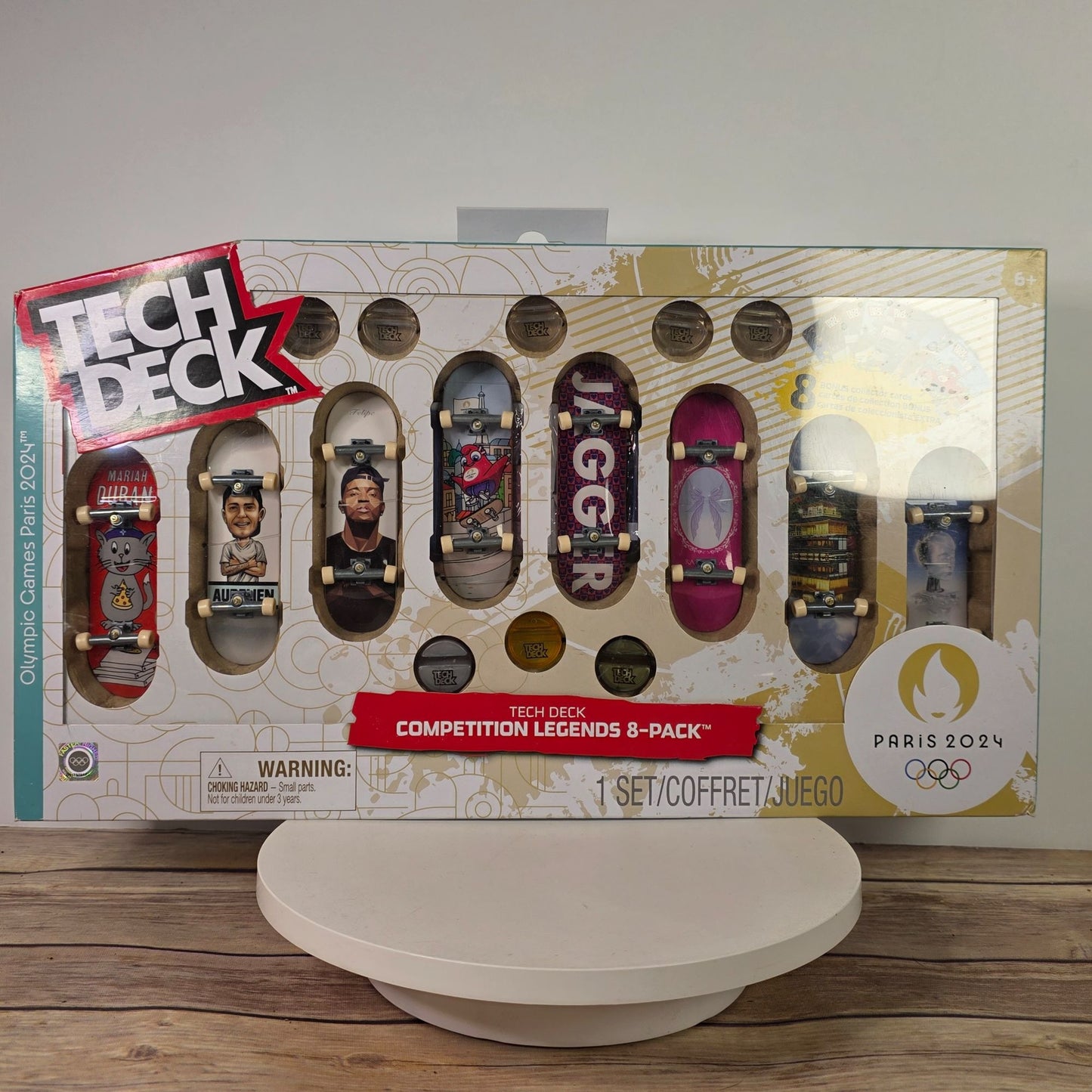 Tech Deck Olympic Games Paris 2024 Competition Legends 8-Pack