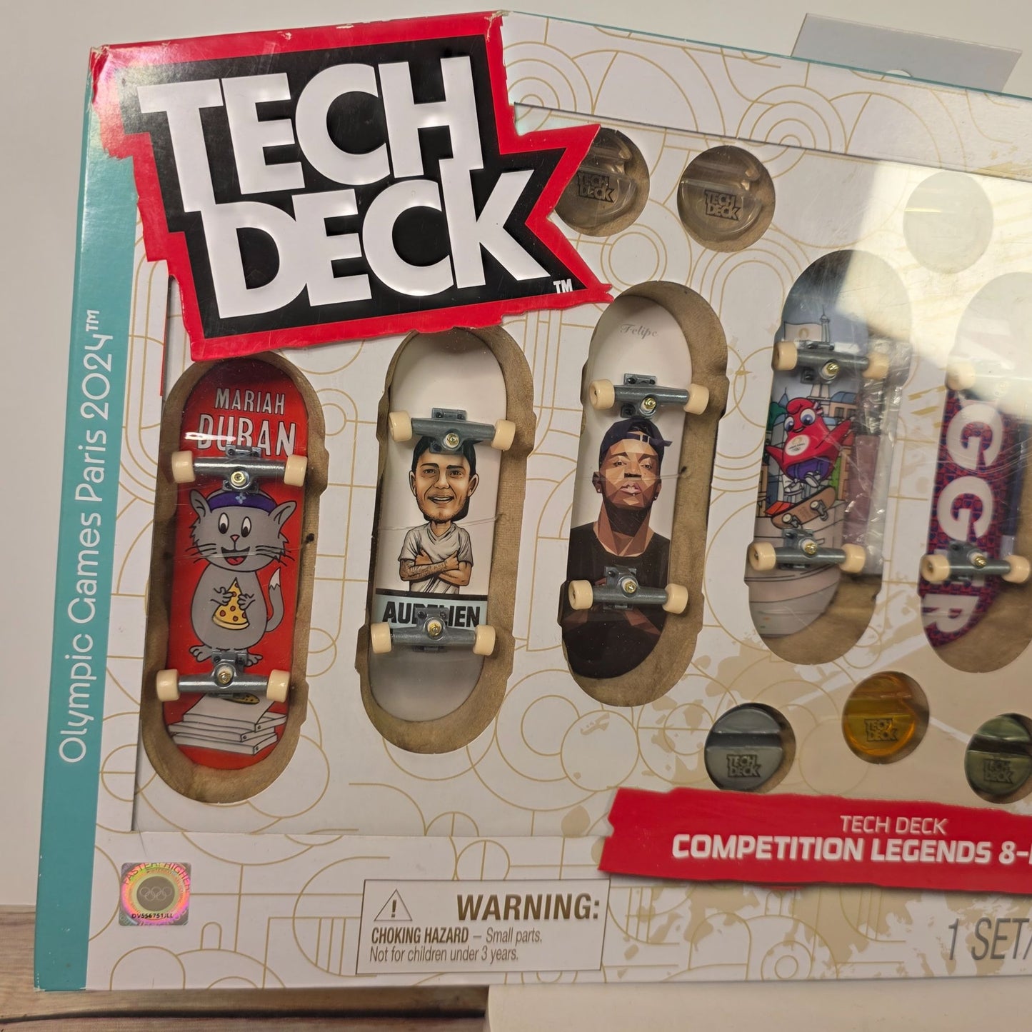 Tech Deck Olympic Games Paris 2024 Competition Legends 8-Pack