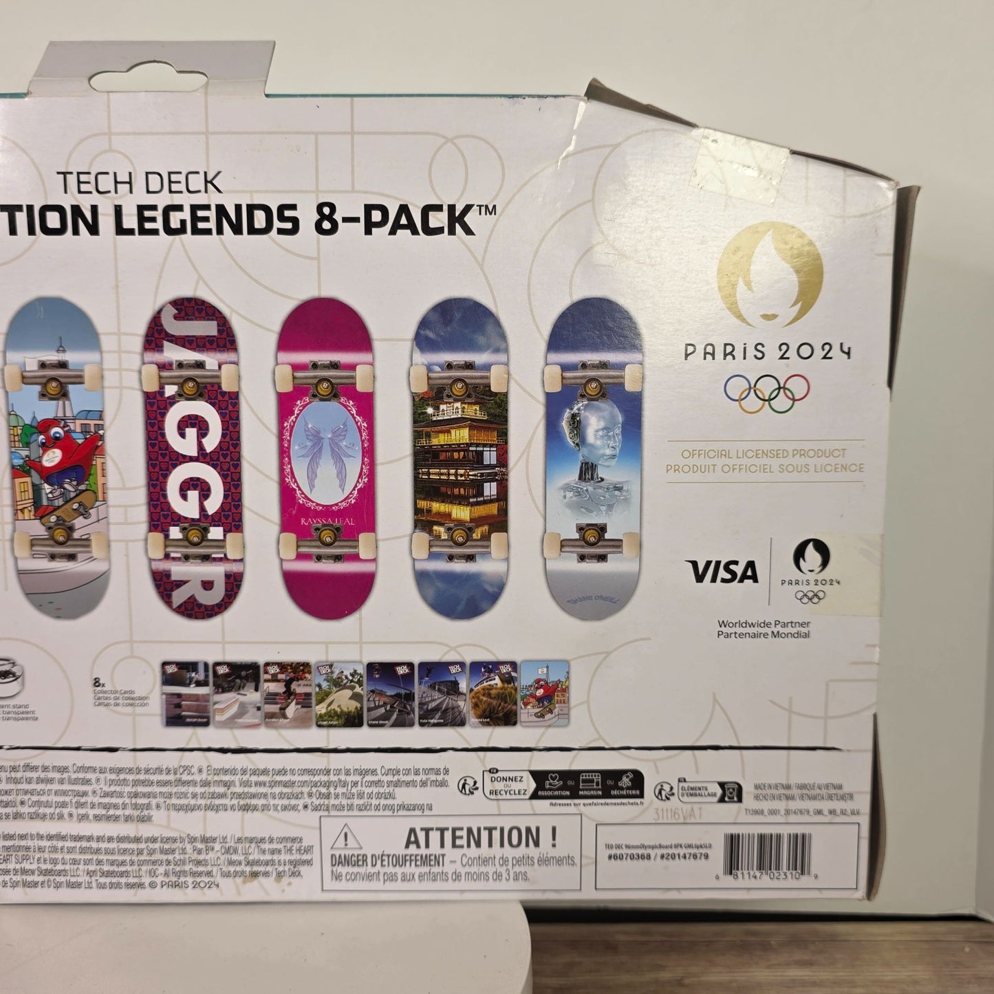 Tech Deck Olympic Games Paris 2024 Competition Legends 8-Pack