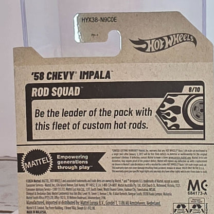 Hot Wheels 58 Chevy Impala Die-Cast Car Rod Squad Series Collector 111/250