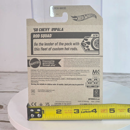 Hot Wheels 58 Chevy Impala Die-Cast Car Rod Squad Series Collector 111/250