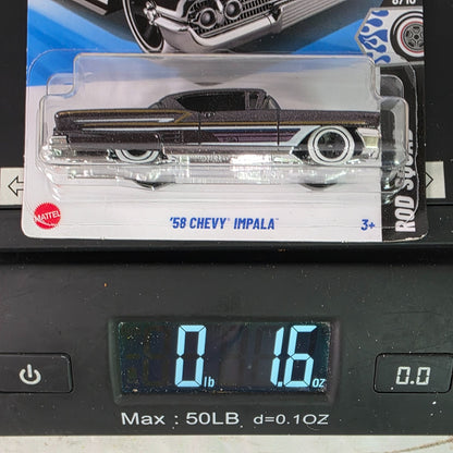 Hot Wheels 58 Chevy Impala Die-Cast Car Rod Squad Series Collector 111/250