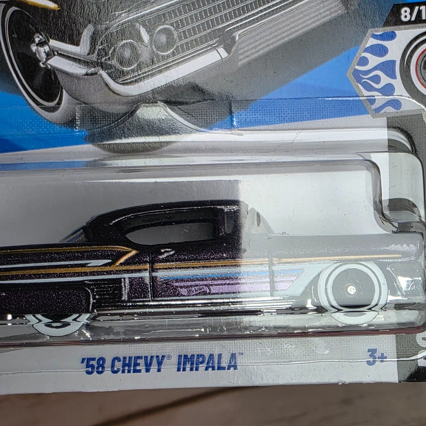 Hot Wheels 58 Chevy Impala Die-Cast Car Rod Squad Series Collector 111/250