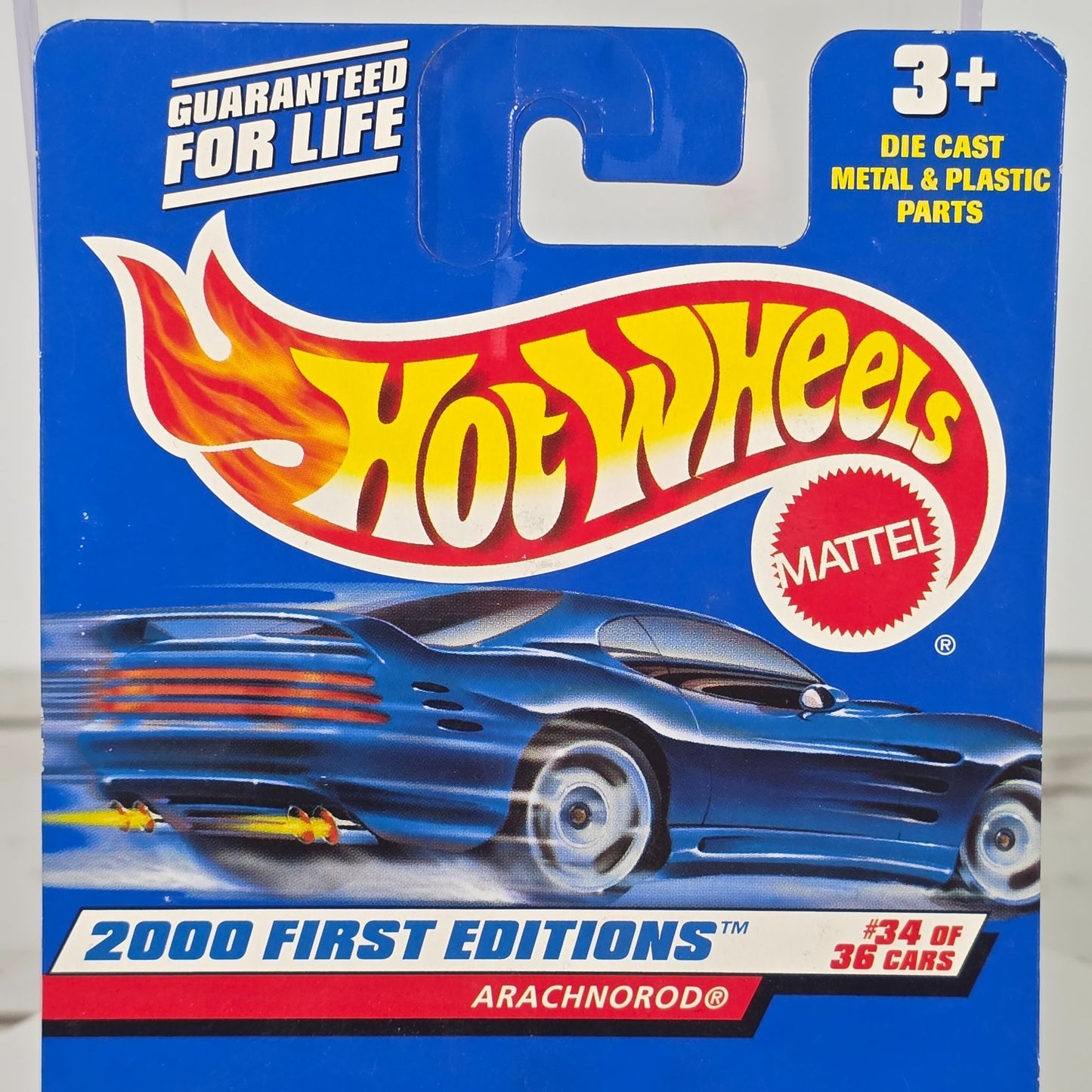 Hot Wheels 2000 First Editions Arachnorod® #34 Of 36 Cars Die-Cast 3+