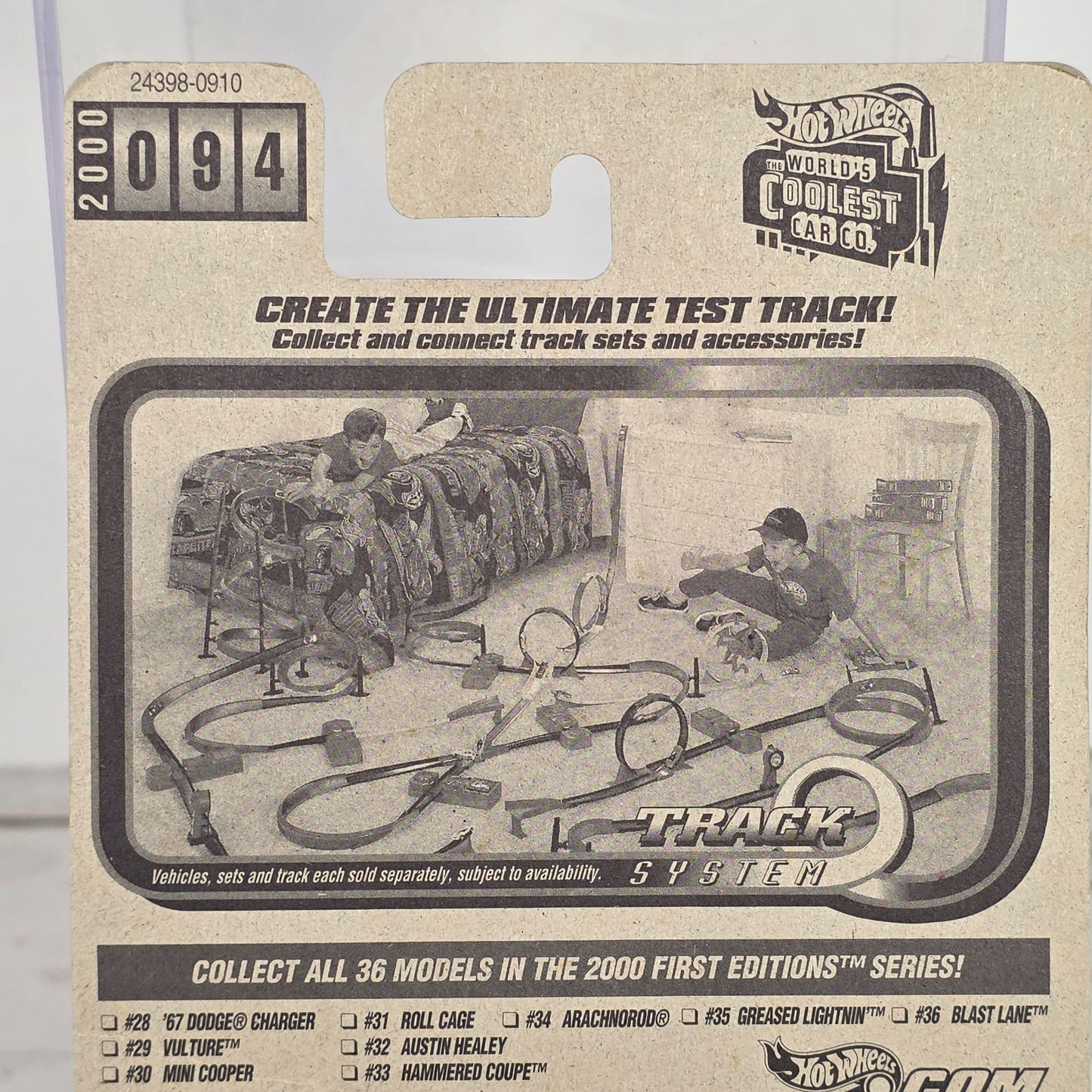 Hot Wheels 2000 First Editions Arachnorod® #34 Of 36 Cars Die-Cast 3+