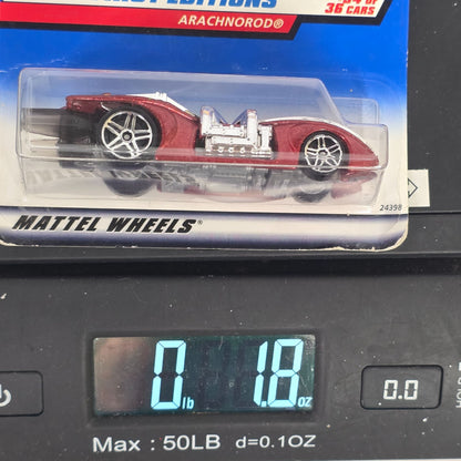 Hot Wheels 2000 First Editions Arachnorod® #34 Of 36 Cars Die-Cast 3+