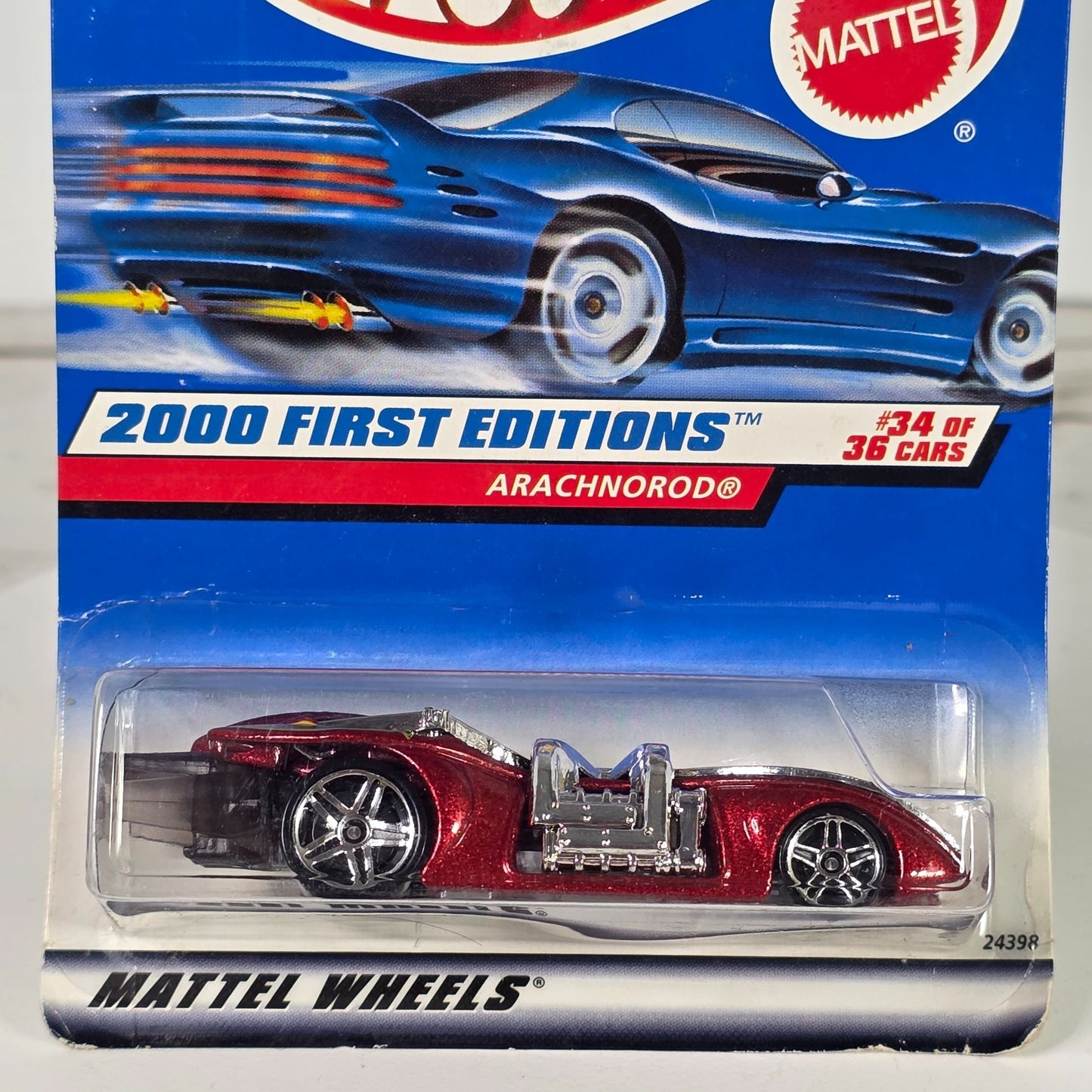 Hot Wheels 2000 First Editions Arachnorod® #34 Of 36 Cars Die-Cast 3+