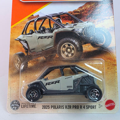 NEW Matchbox 2025 #105 Polaris RZR Pro R 4 Sport Diecast Car MOC 1:64 Truck