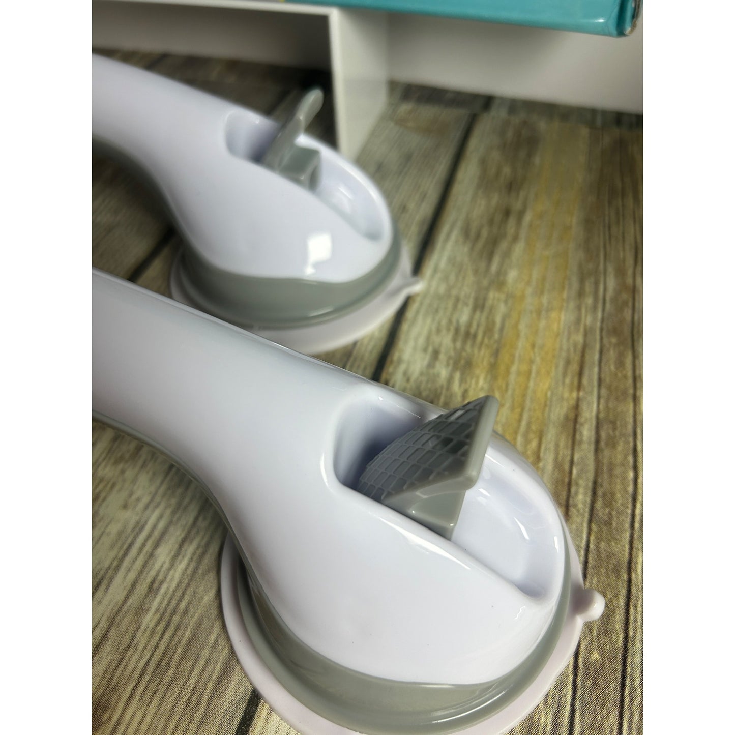 Helping Handle Suction Cups Safety Bar 2 Pack For Bathroom & Household Easy-To-Install Non-Porous Surfaces Safe Grips