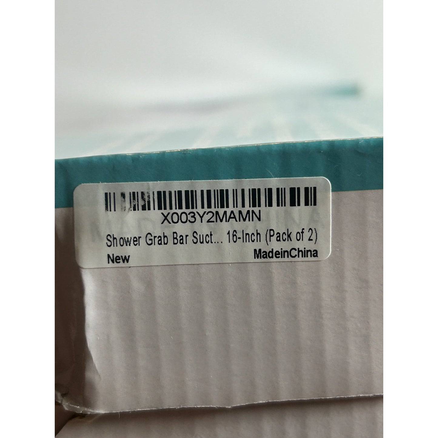 Helping Handle Suction Cups Safety Bar 2 Pack For Bathroom & Household Easy-To-Install Non-Porous Surfaces Safe Grips