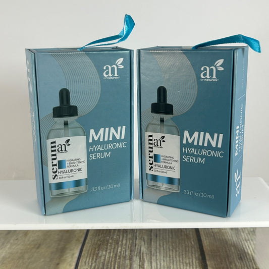 Art Naturals Mini Hyaluronic Serum Hydrating & Moisture Replenishing Formula Lot Of 2