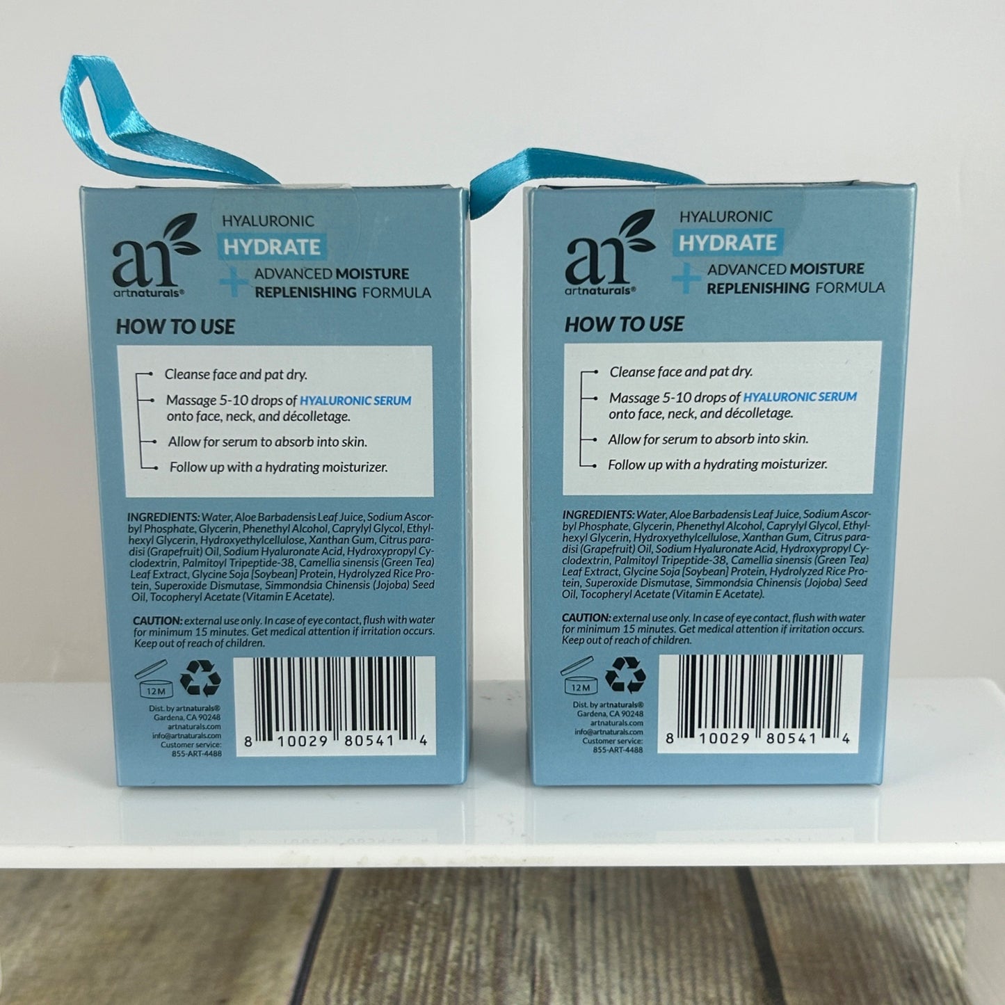 Art Naturals Mini Hyaluronic Serum Hydrating & Moisture Replenishing Formula Lot Of 2