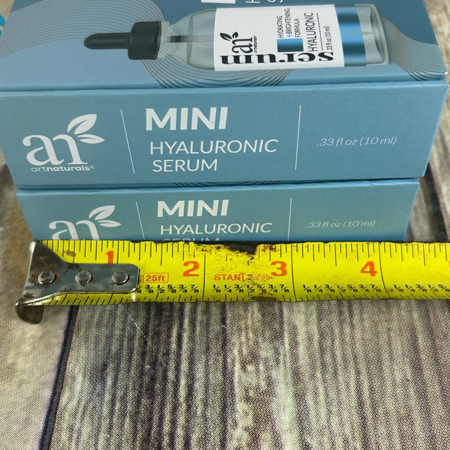 Art Naturals Mini Hyaluronic Serum Hydrating & Moisture Replenishing Formula Lot Of 2