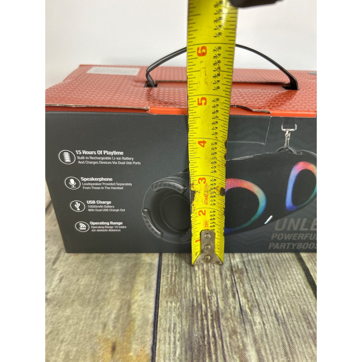 Xtreem3 Mini LED Portable Wireless Speaker With 15 Hours Of Playtime