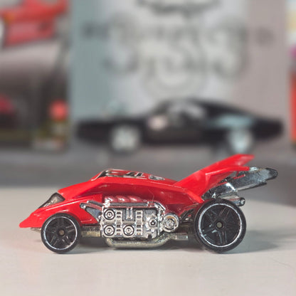Hot Wheels Turbo Rooster Red 2016/2017 Street Beasts Loose Malaysia
