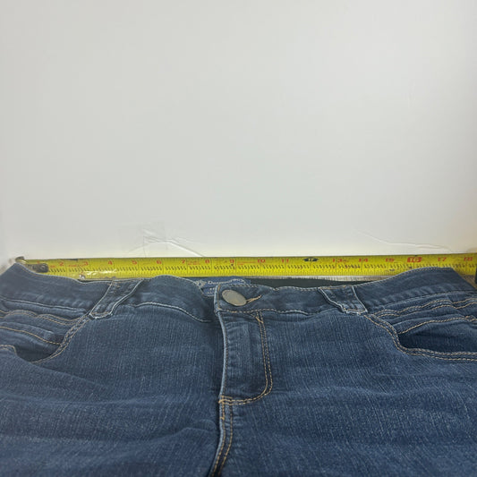 Democracy Womens Dark Wash Denim Shorts Size 16WP