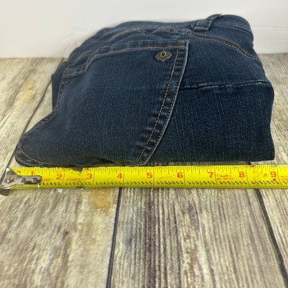 Democracy Womens Dark Wash Denim Shorts Size 16WP