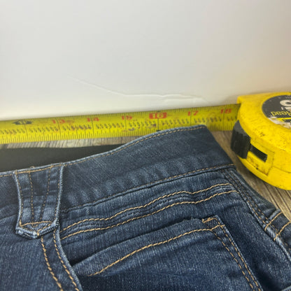 Democracy Womens Dark Wash Denim Shorts Size 16WP