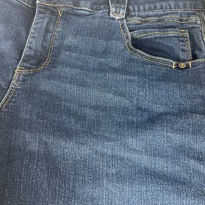 Democracy Womens Dark Wash Denim Shorts Size 16WP