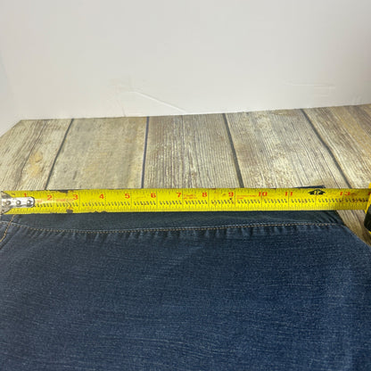 Democracy Womens Dark Wash Denim Shorts Size 16WP