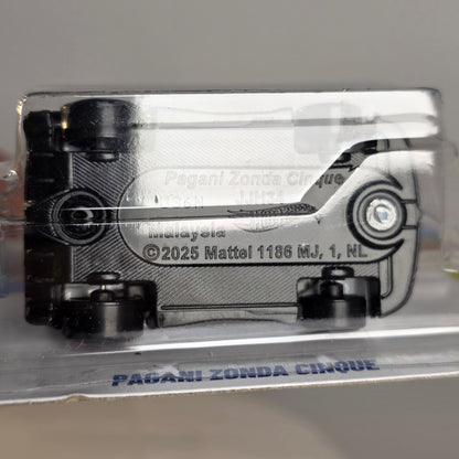 Hot Wheels Pagani Zonda Cinque Exotics Series Die-Cast Car 26/250 New For 2026