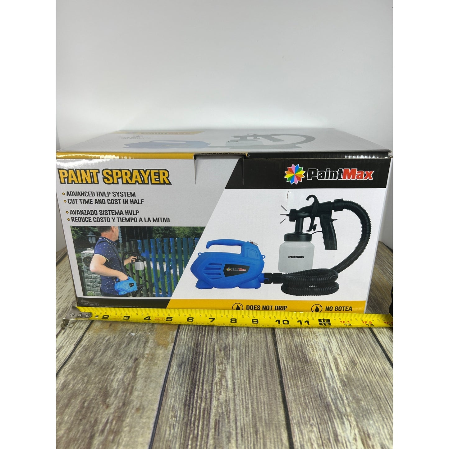 Portable 650W Electric Paint Sprayer Gun With 3 Spray Patterns & 800ml Container