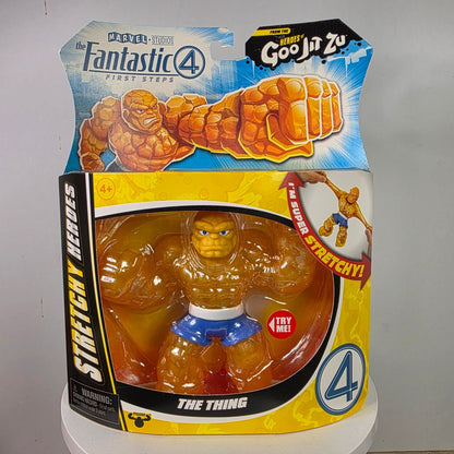 Marvel Stretchy Heroes Goo Jit Zu Fantastic Four The Thing Figure