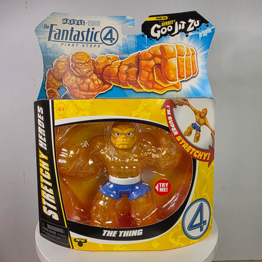 Marvel Stretchy Heroes Goo Jit Zu Fantastic Four The Thing Figure