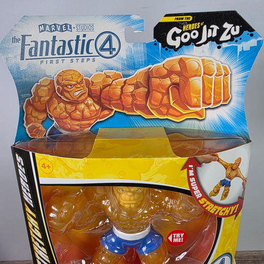 Marvel Stretchy Heroes Goo Jit Zu Fantastic Four The Thing Figure