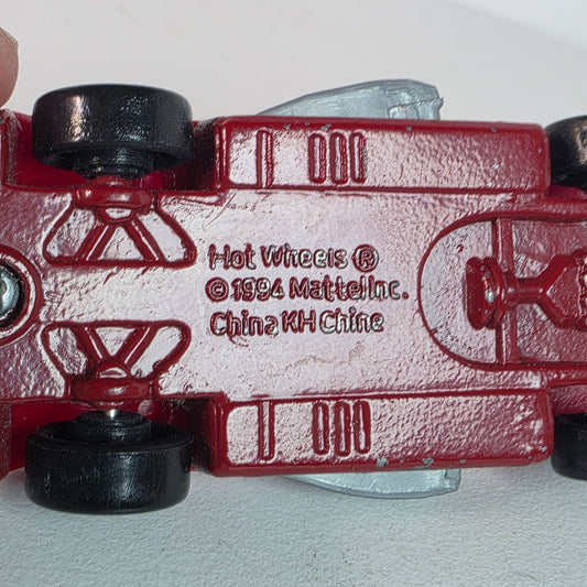 Hot Wheels 1994 Mattel Concept Car Red & Silver Diecast Toy Vehicle