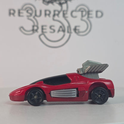 Hot Wheels 1994 Mattel Concept Car Red & Silver Diecast Toy Vehicle