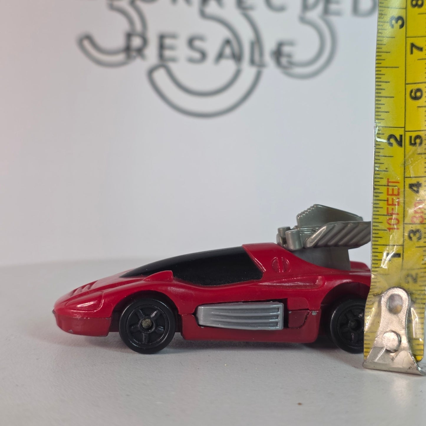 Hot Wheels 1994 Mattel Concept Car Red & Silver Diecast Toy Vehicle