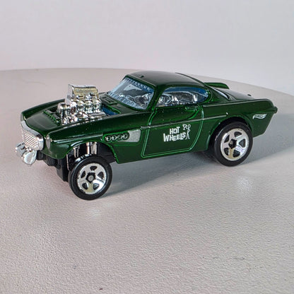 Hot Wheels Volvo Gasser Die-Cast Toy Car - Green & Chrome Collectors Model