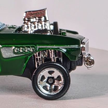 Hot Wheels Volvo Gasser Die-Cast Toy Car - Green & Chrome Collectors Model