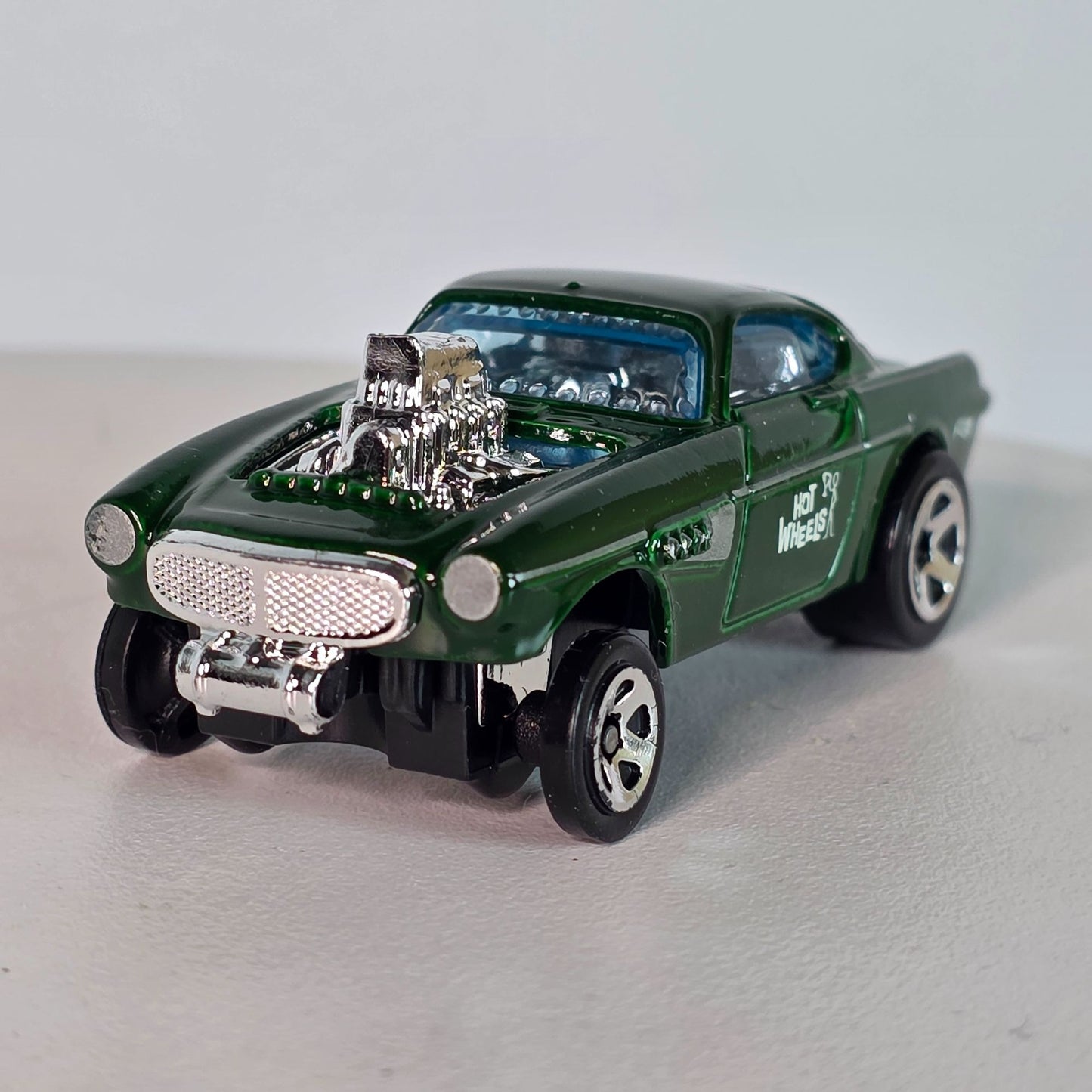 Hot Wheels Volvo Gasser Die-Cast Toy Car - Green & Chrome Collectors Model