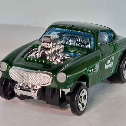 Hot Wheels Volvo Gasser Die-Cast Toy Car - Green & Chrome Collectors Model