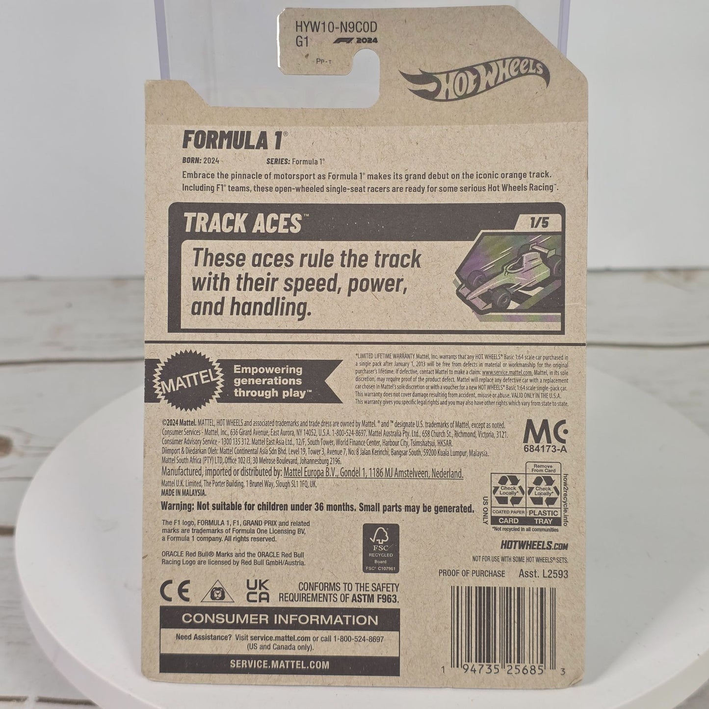 Hot Wheels Formula 1 Oracle Red Bull Racing Die-Cast Car