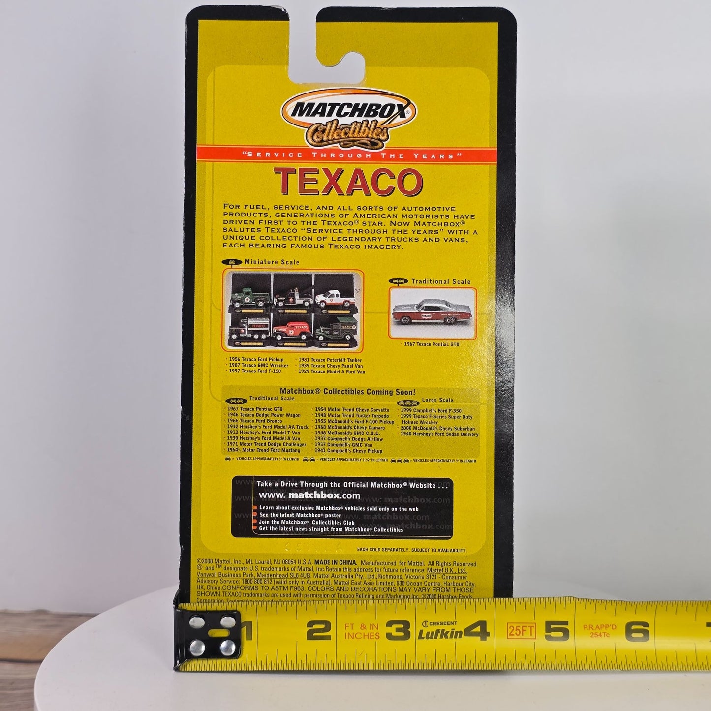 Matchbox Texaco Collectible 1939 Chevy Panel Van Die-Cast Model