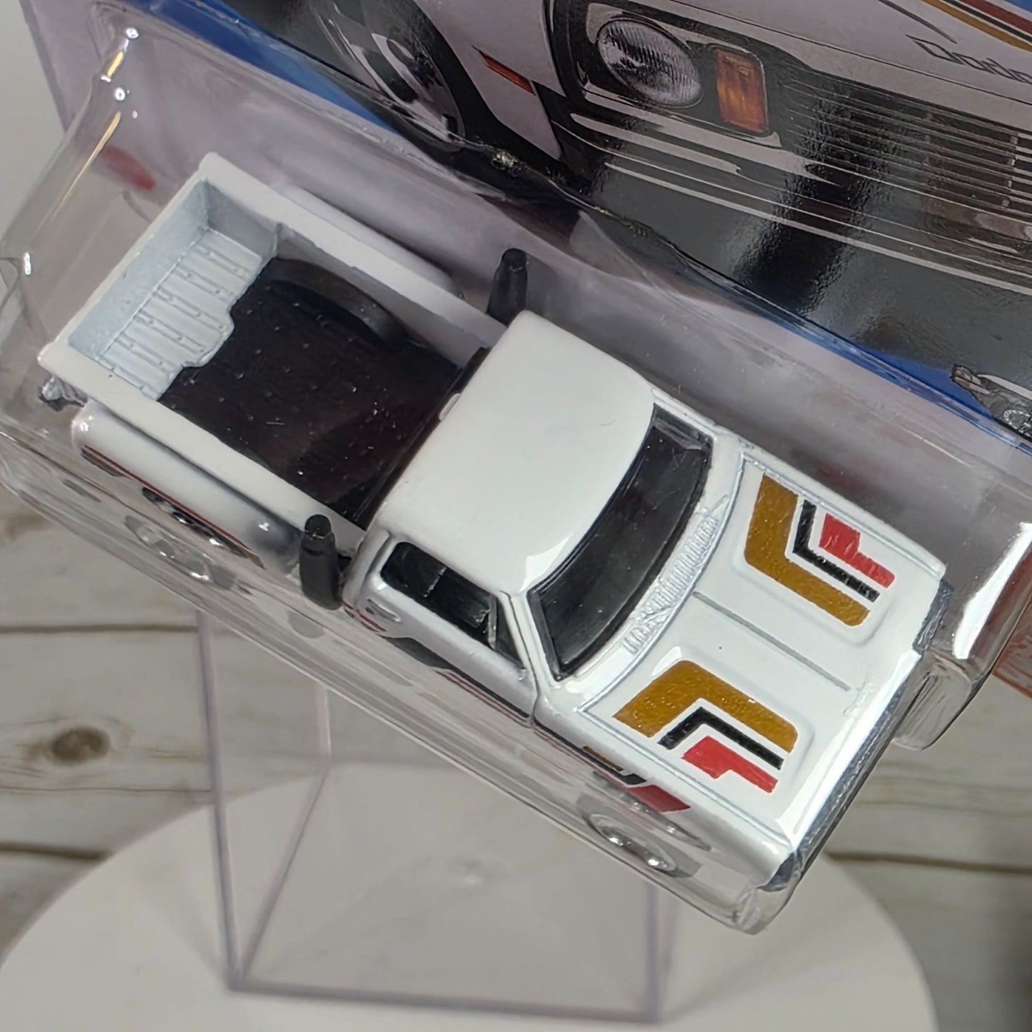 1978 Dodge Lil Red Express Truck Hot Wheels 173/250 White W/ Red Gold Stripes 1:64 Diecast Model Collectible