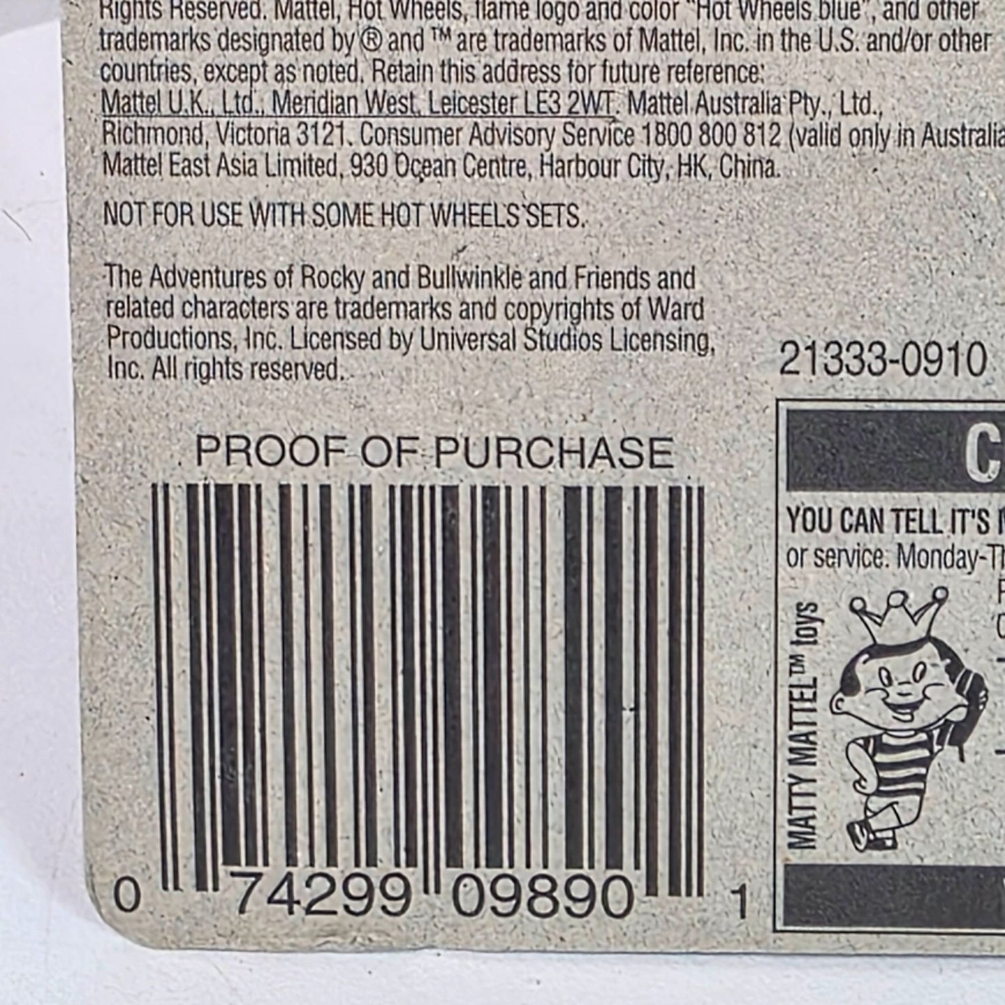 Hot Wheels Mattel Car-Toon Friends Series Saltflat Racer #1 Of 4 Cars Die-Cast Model