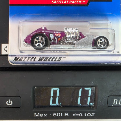 Hot Wheels Mattel Car-Toon Friends Series Saltflat Racer #1 Of 4 Cars Die-Cast Model