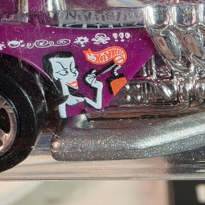 Hot Wheels Mattel Car-Toon Friends Series Saltflat Racer #1 Of 4 Cars Die-Cast Model