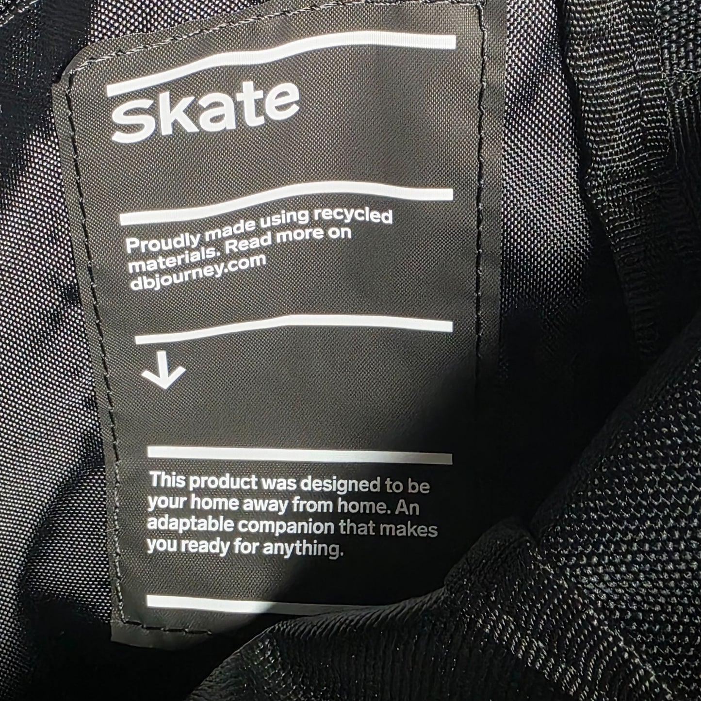 Db Scandinavian Essential 15L Backpack  Black Out  Travel & Urban Use