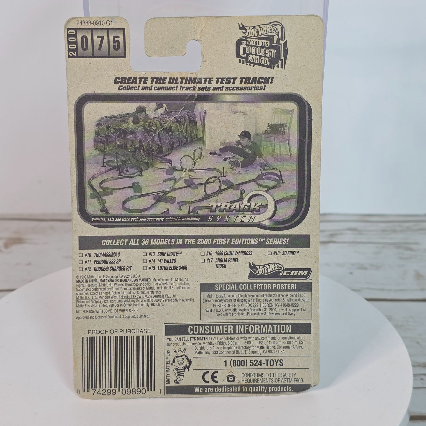 Hot Wheels 2000 First Editions Lotus Elise 340R #15 Of 36 Die-Cast Car Collectible Mattel