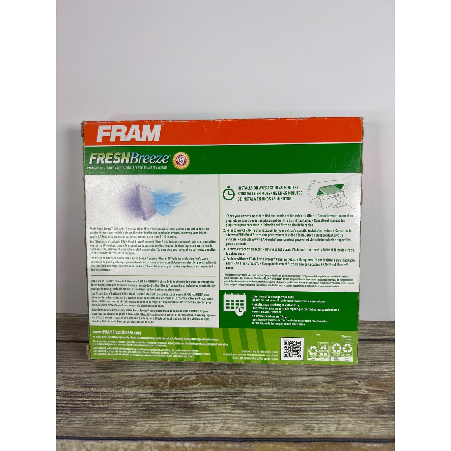 FRAM CF10743 Fresh Breeze Cabin Air Filter