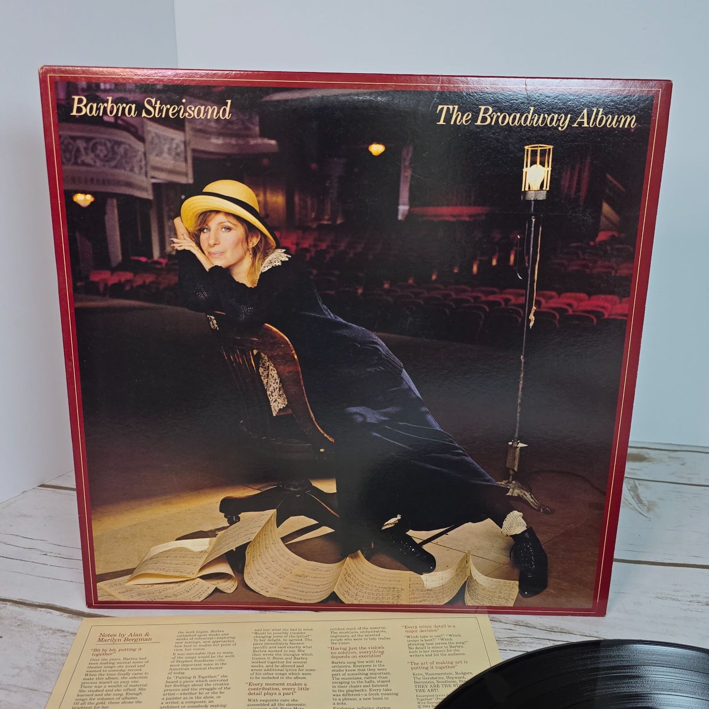 Barbra Streisand The Broadway Album Vinyl LP Columbia Records 1985