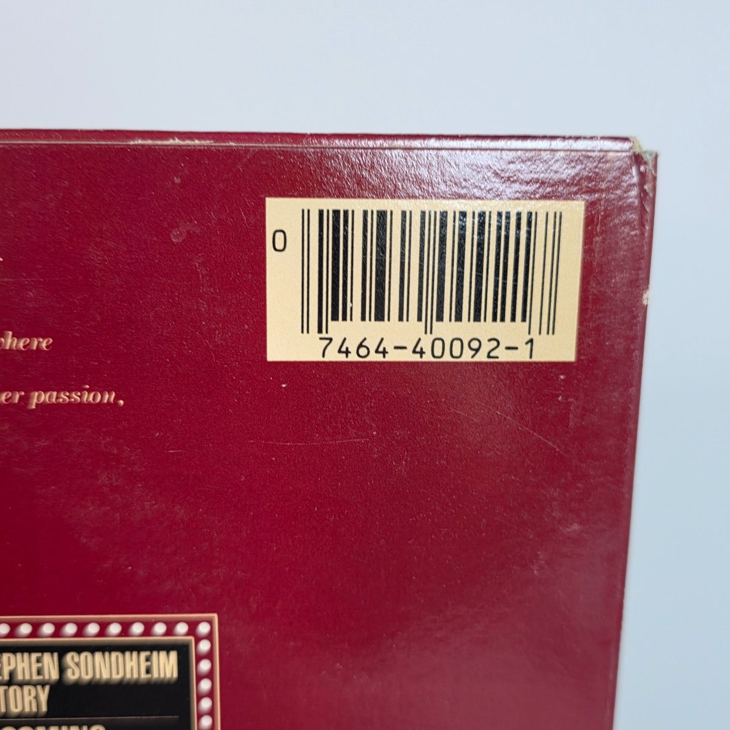 Barbra Streisand The Broadway Album Vinyl LP Columbia Records 1985