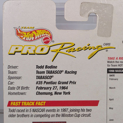 Hot Wheels Pro Racing Collectors Edition Die-Cast Car 1st Edition 1998