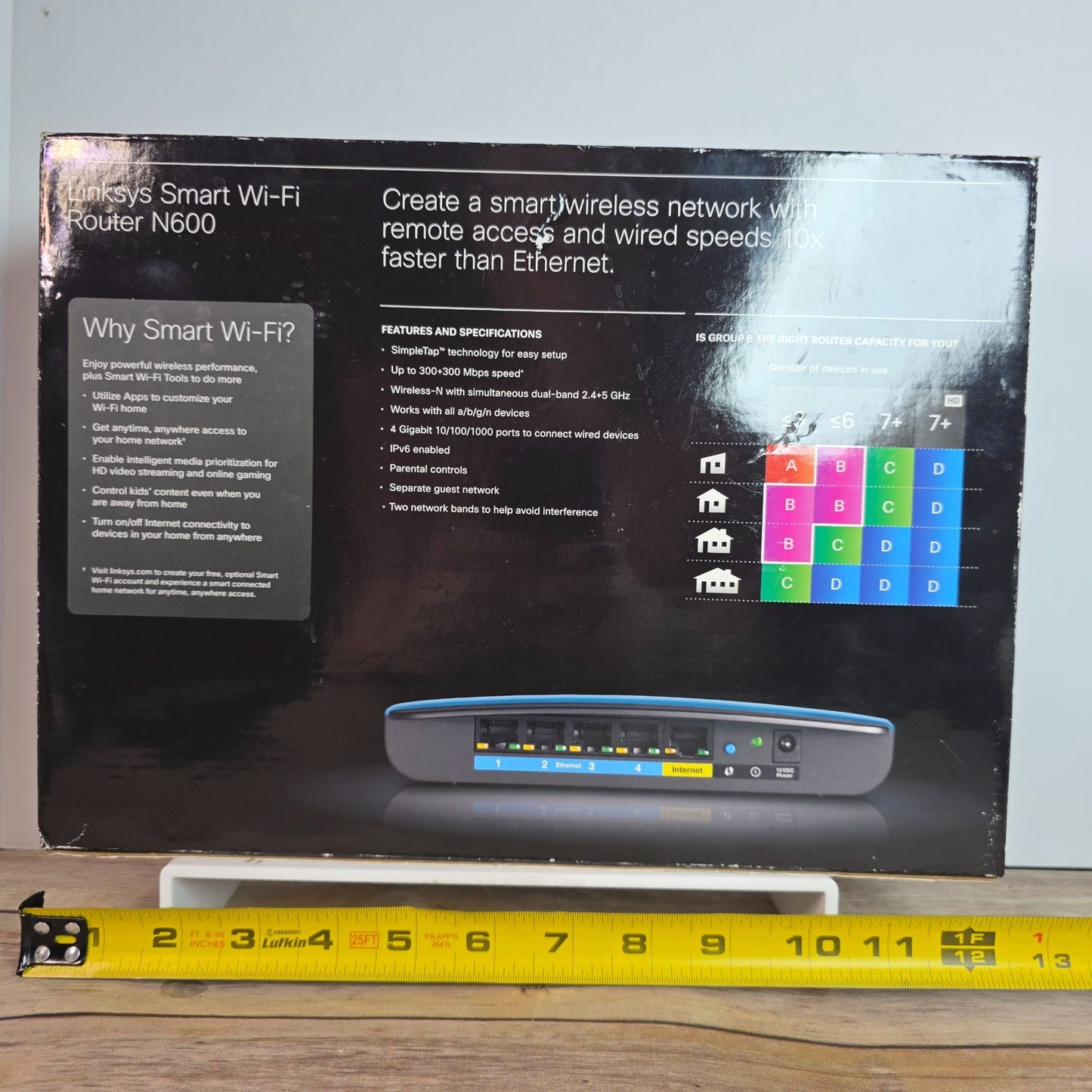 Linksys Smart Wi-Fi Router N600 Dual-Band EA2700